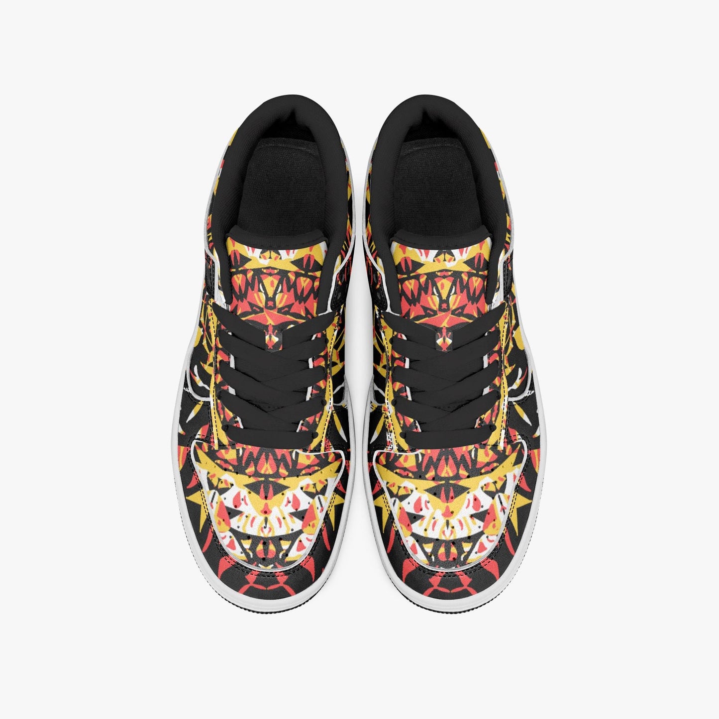 Grace Blossom Dunk Stylish Low-Top Leather Sneakers