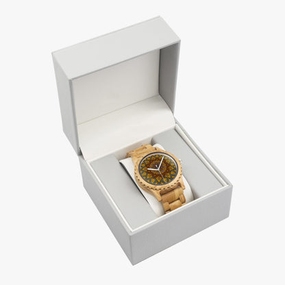 Heavenly Time Italian Olive Lumber Wooden Watch