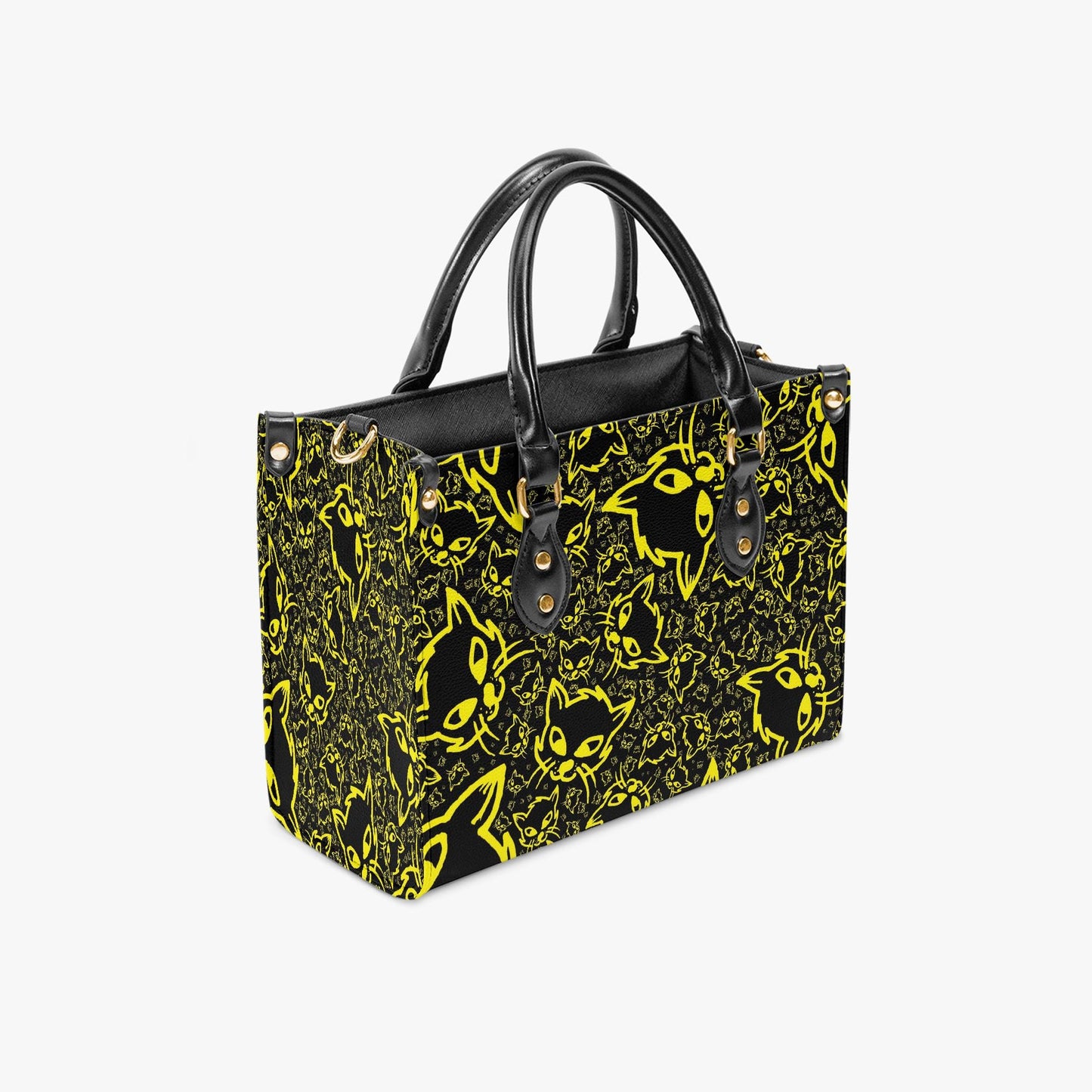 Black Yellow Mellow Concise Type Women's Tote Bag