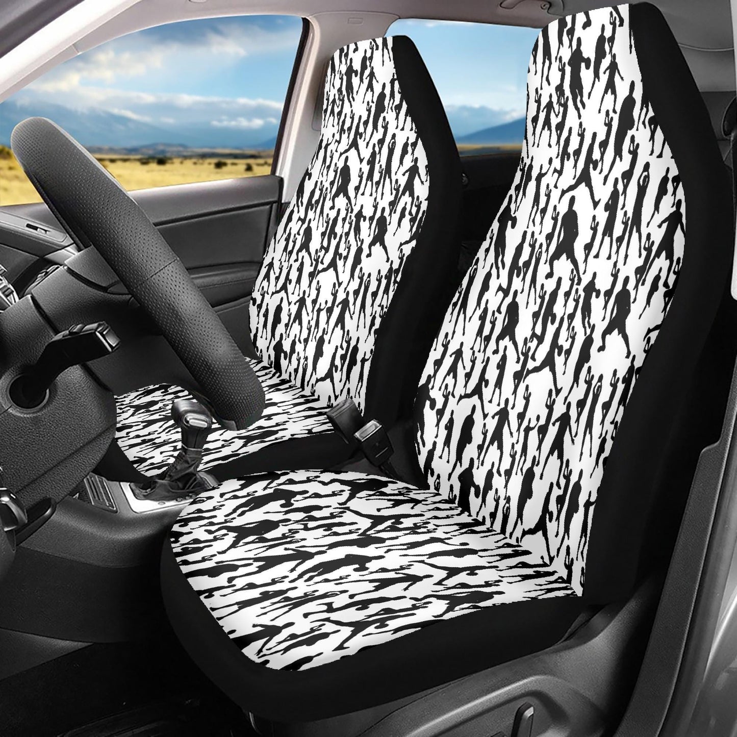B-Ball Moves Microfiber Car Seat Covers - 3Pcs
