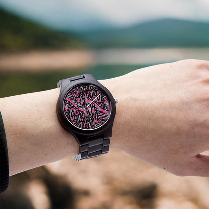 Skullfetti Italian Olive Lumber Quartz Watch