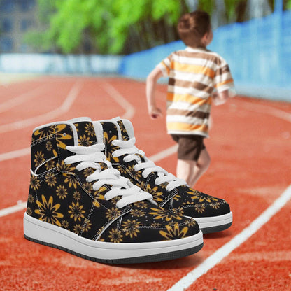 Flower Boomtelyah AJ Child High-top Shoes