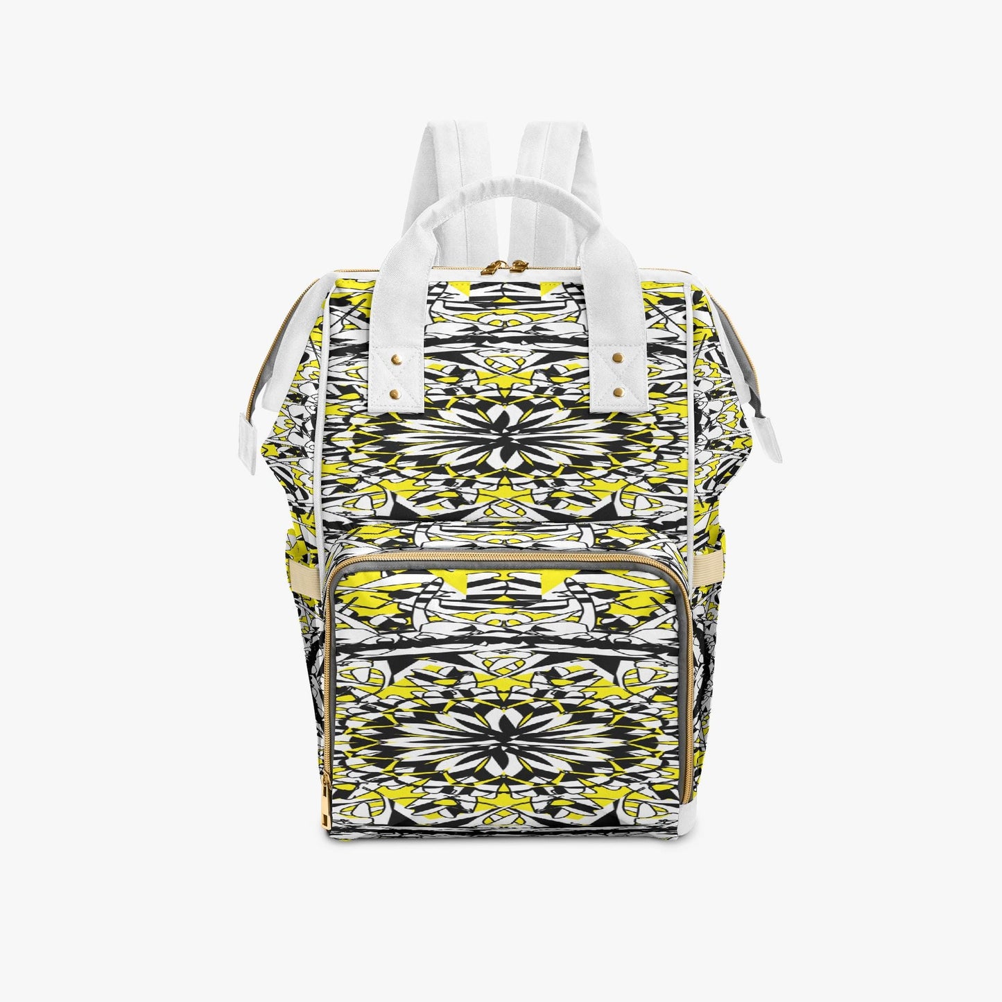 Flower Bloom In Yellow Baby Momaz Diaper Backpack