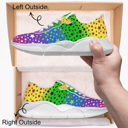 Stars Rainbow Women's Running Shoes