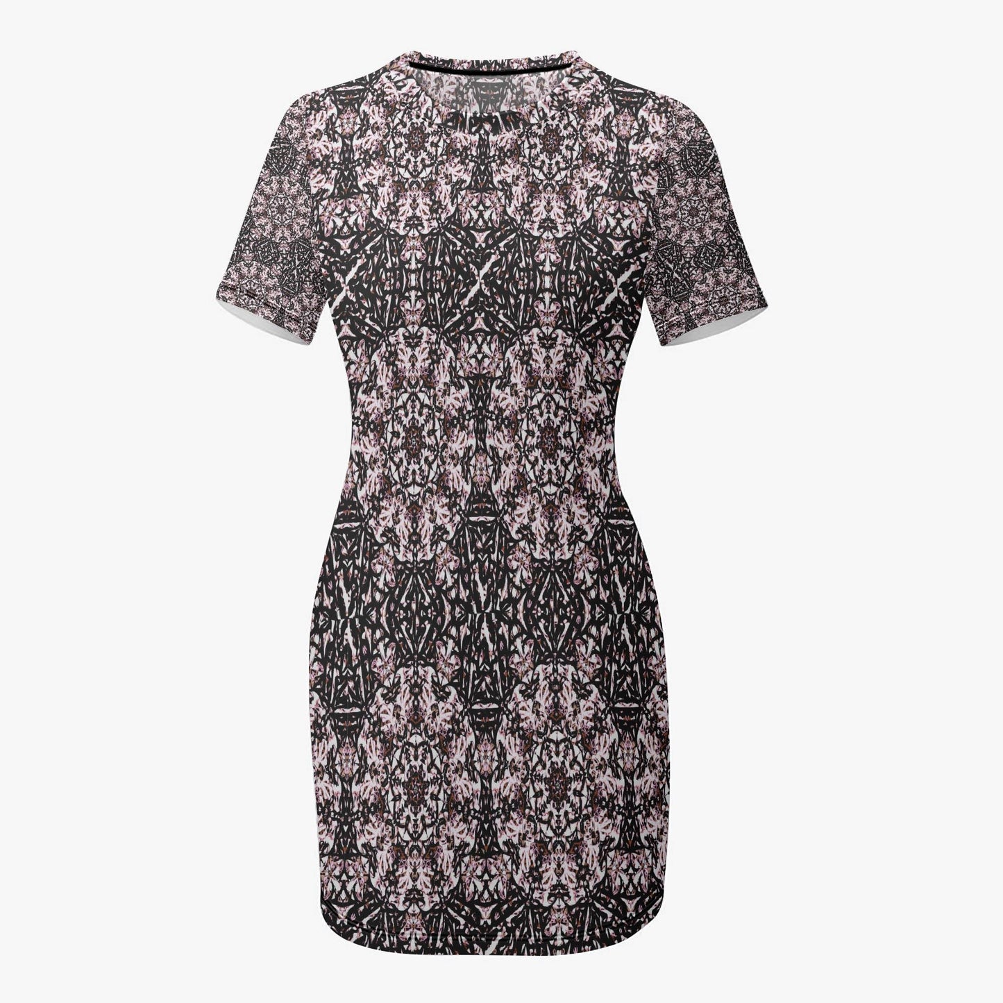 Tribal #2 Slim-fit Short-sleeved Dress
