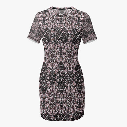 Tribal #2 Slim-fit Short-sleeved Dress