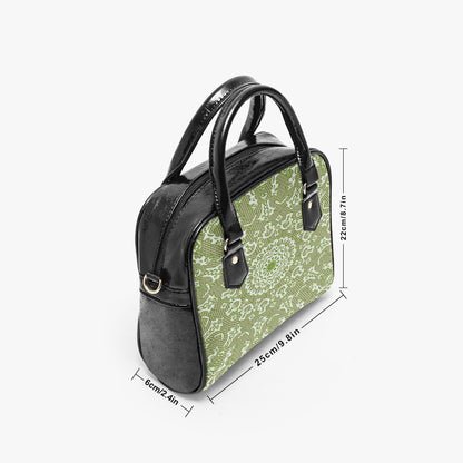Green Sensation Casual Leather Saddle Bag