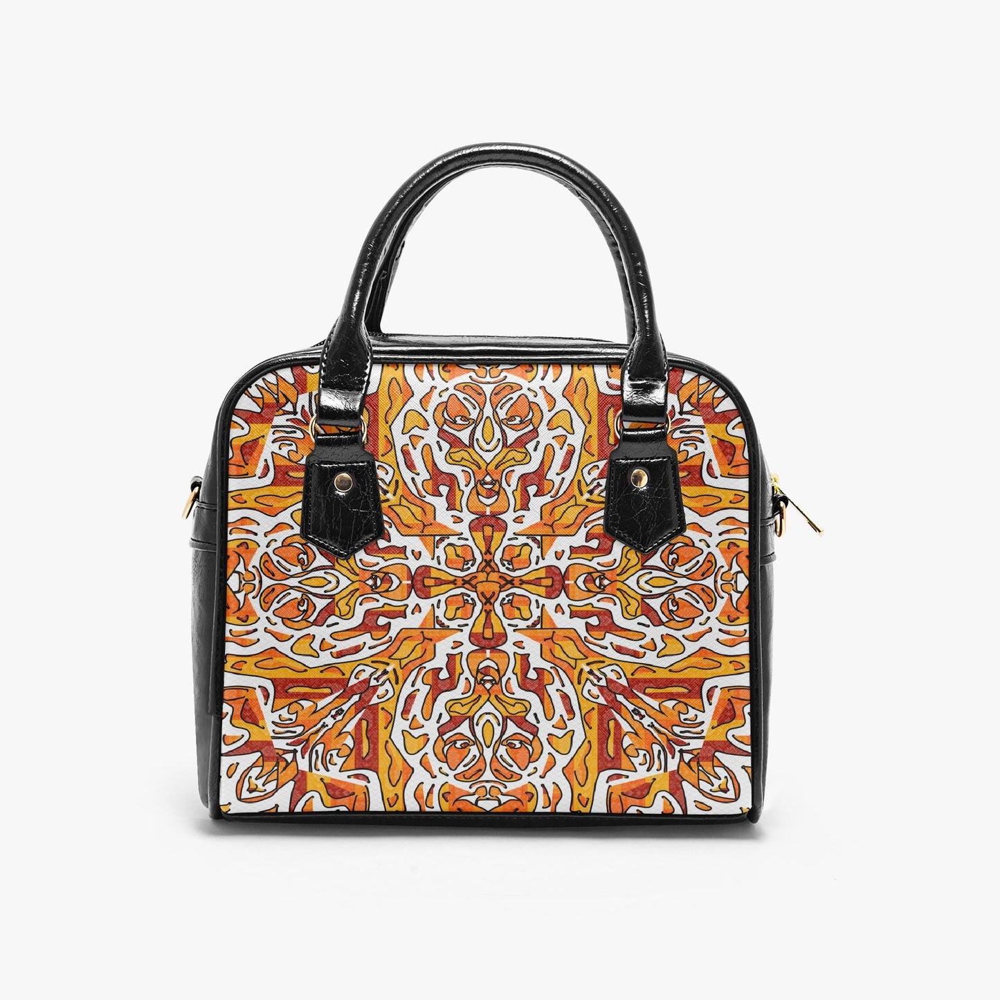 Heavenly Cross Casual Leather Saddle Bag