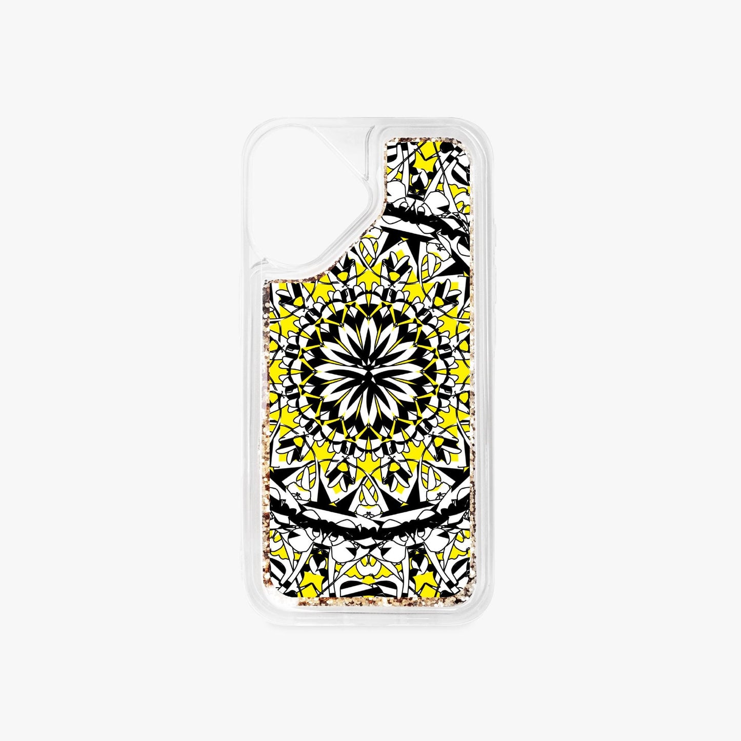 Flower Bloom In Yellow iPhone 16 Series Liquid Clear Cases