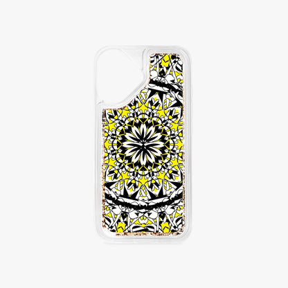 Flower Bloom In Yellow iPhone 16 Series Liquid Clear Cases