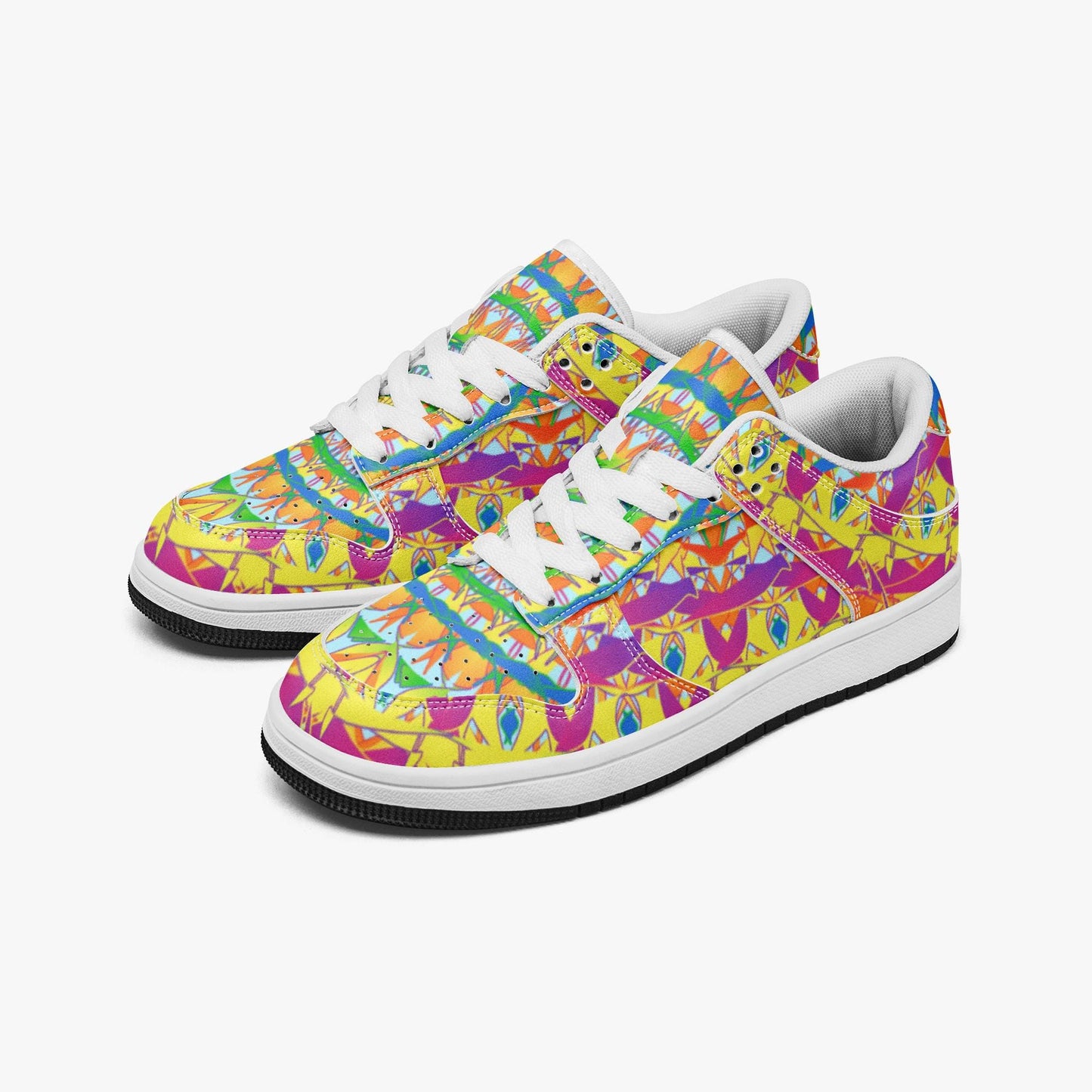 Heavenly Stylish Low-Top Leather Sneakers