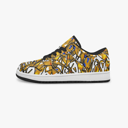 Light Seekers Dunk Stylish Low-Top Leather Sneakers