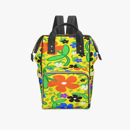 Colorful Flowers Baby Momaz Diaper Backpack