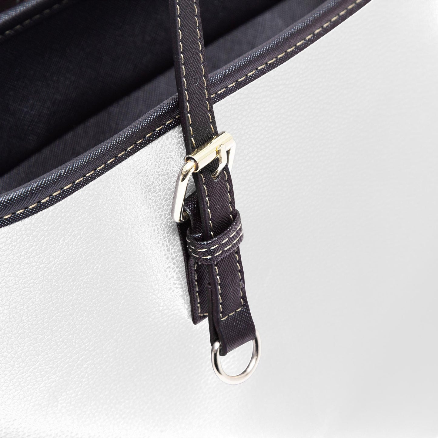 Heavenly Cross Medium Leather Tote Bag for Women