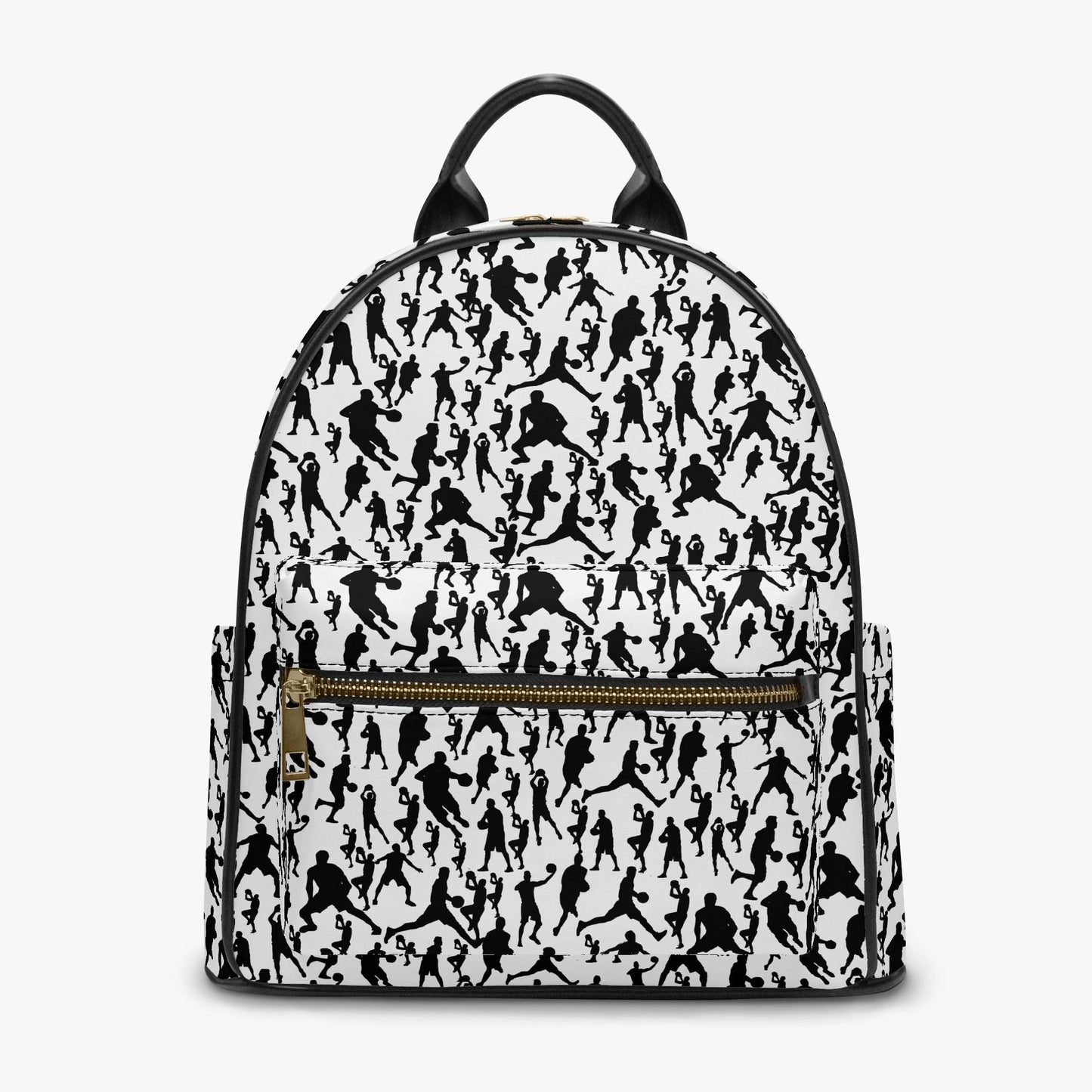 B-Ball Moves All Over Printed PU Backpack