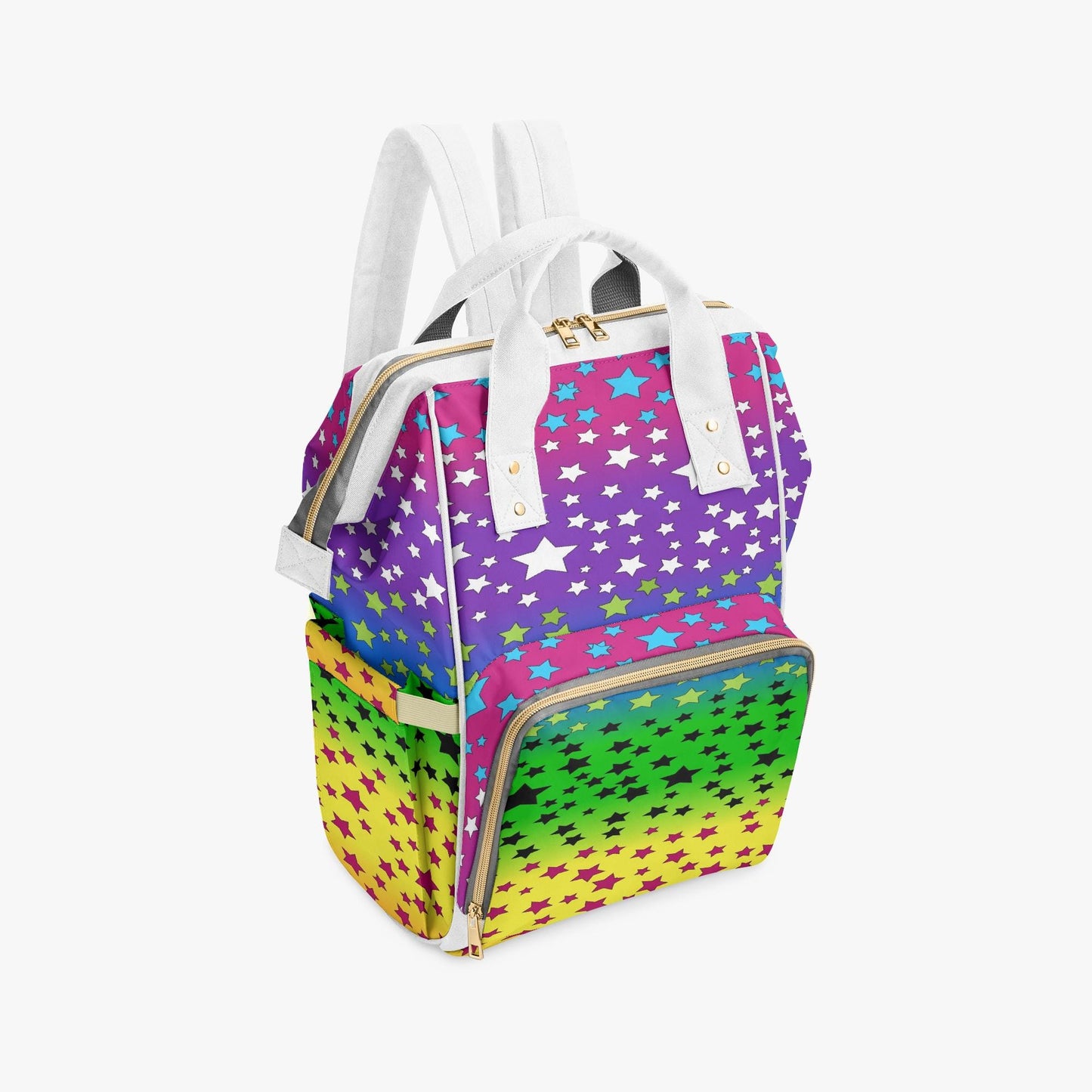 Stars In Rainbow Baby Momaz Diaper Backpack