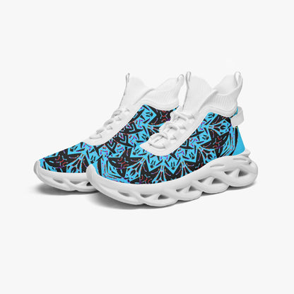 Galactic X High-top Bounce Mesh Knit Sneakers