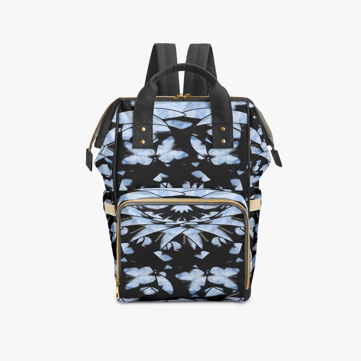 Butterfly Effect In Blue Diaper Backpack
