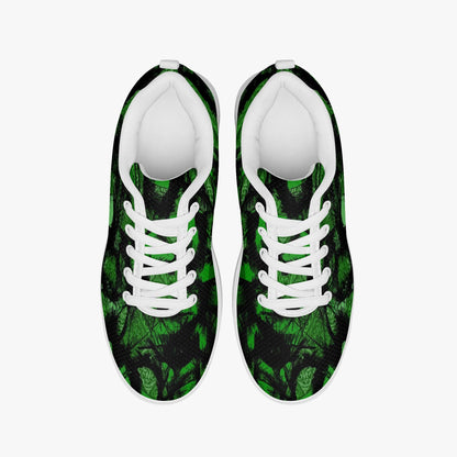 Green Fur Like Casual Women’s Mesh Rocking Shoes