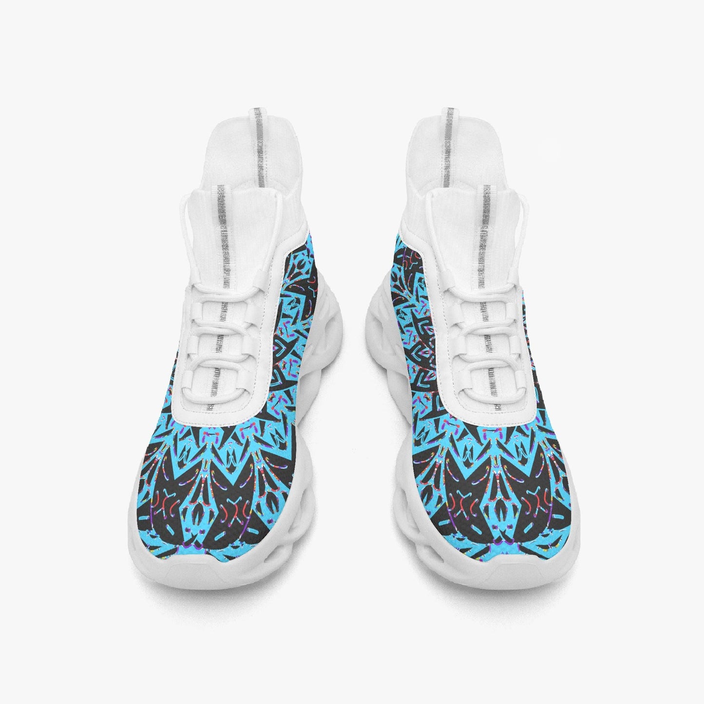 Galactic X High-top Bounce Mesh Knit Sneakers