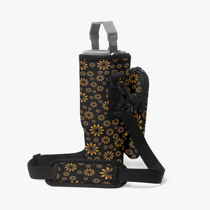 Flower Boomtelyah Tumbler Sleeve with Phone Holder