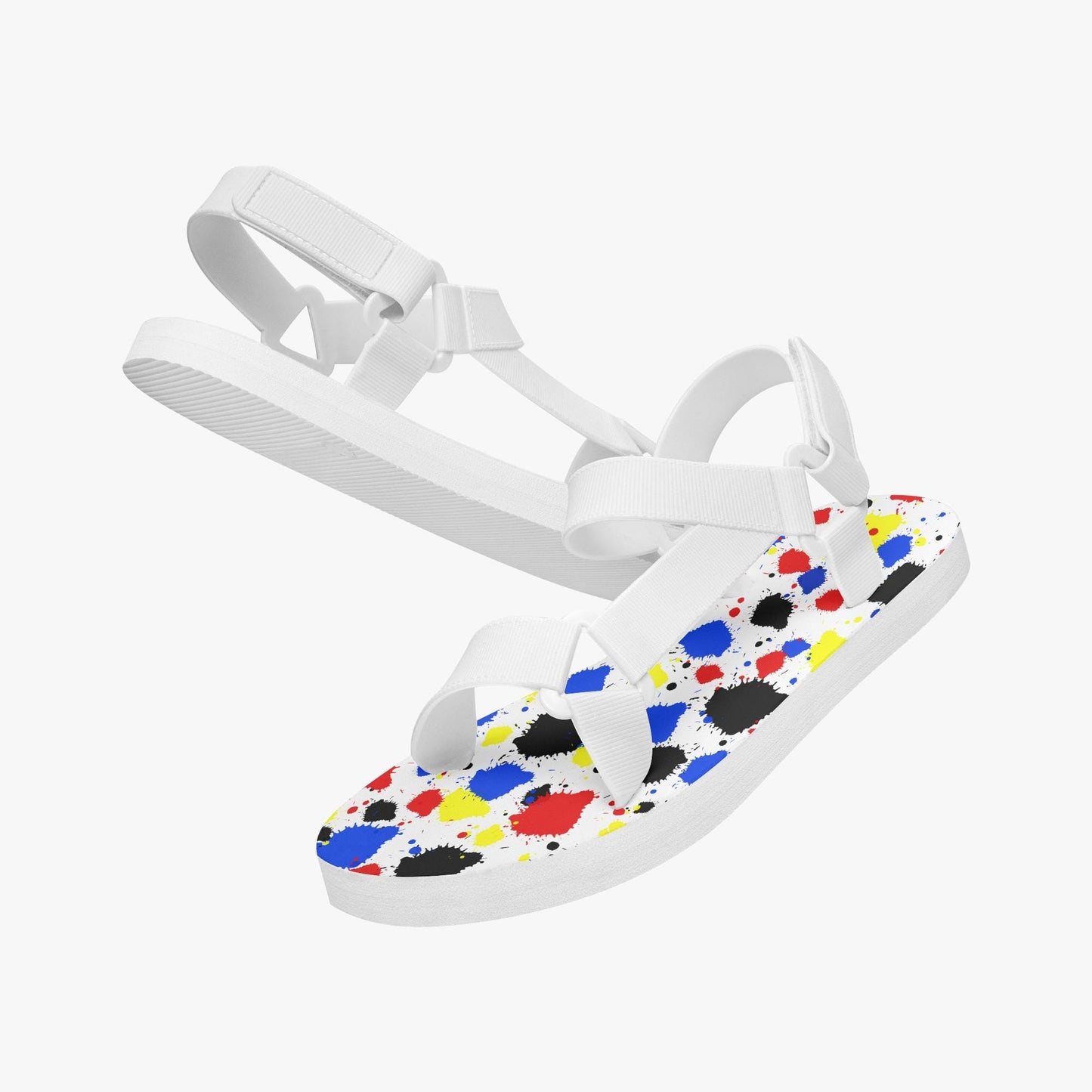 Paint Drip Casual Strappy Sandals