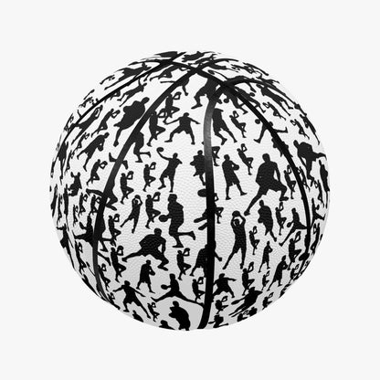 B-Ball Moves Basketball - Eight Panel Printed