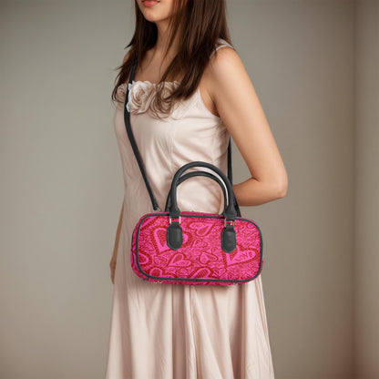 Hearts Of Love Top Handle Bags