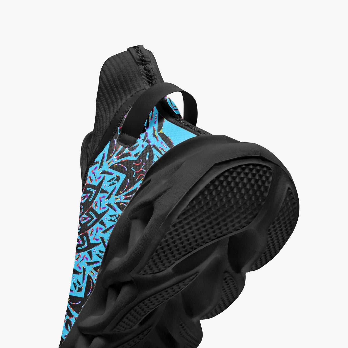 Galactic X High-top Bounce Mesh Knit Sneakers
