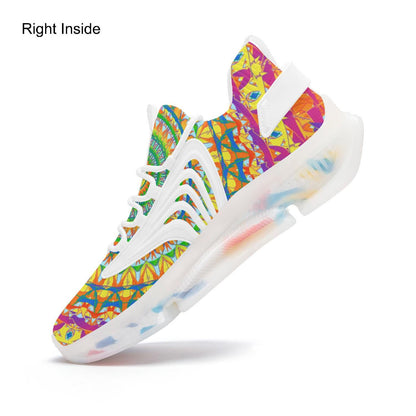 Heavenly Stylish Wings Style Bounce Mesh Knit Sneakers