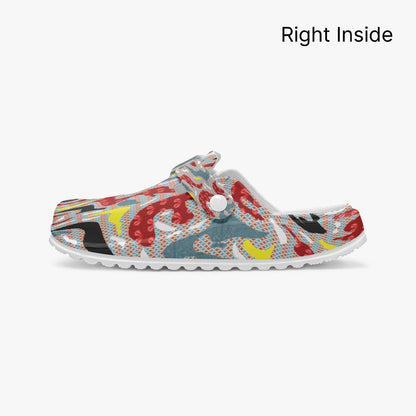 Vibrant Maze EVA Nurse Clogs