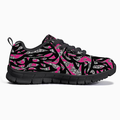 Skullfetti Kids Lightweight Mesh Sneakers - Black