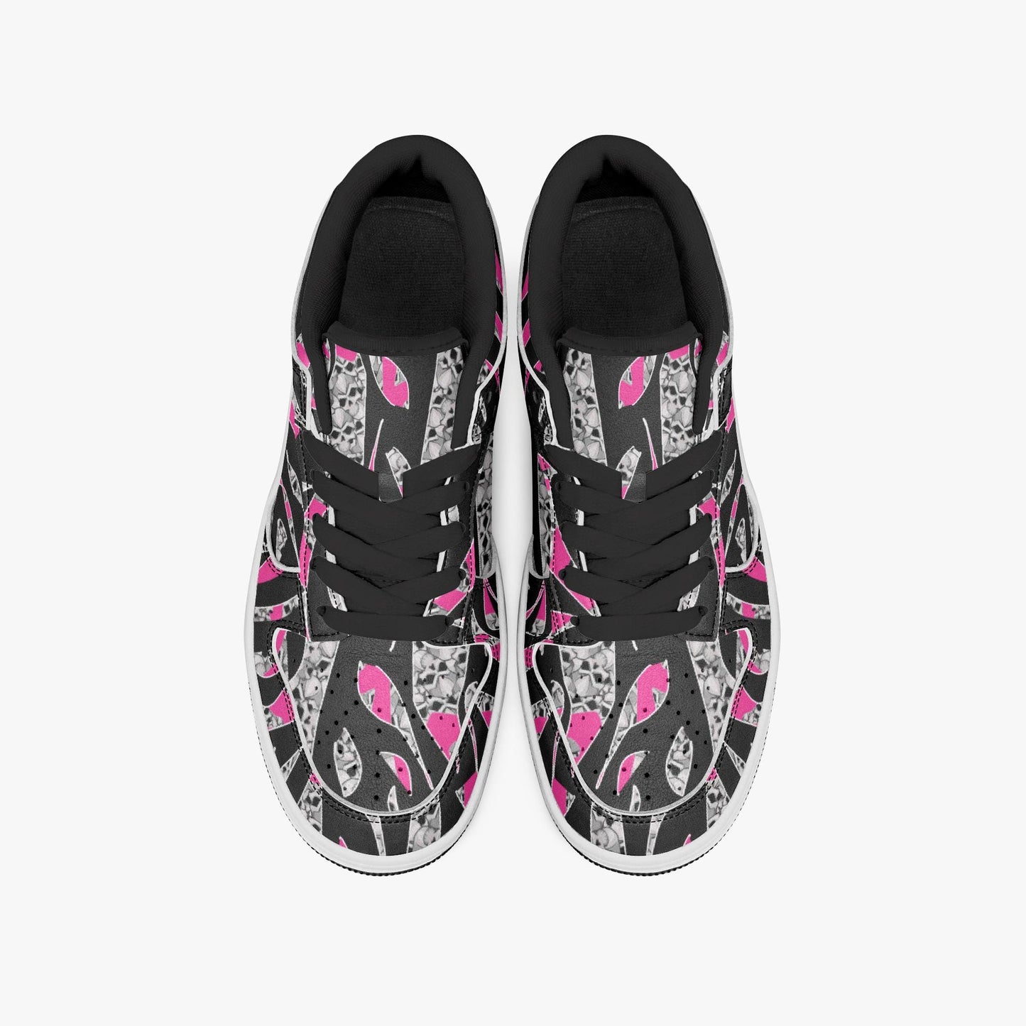 Skullfetti Dunk Stylish Low-Top Leather Sneakers