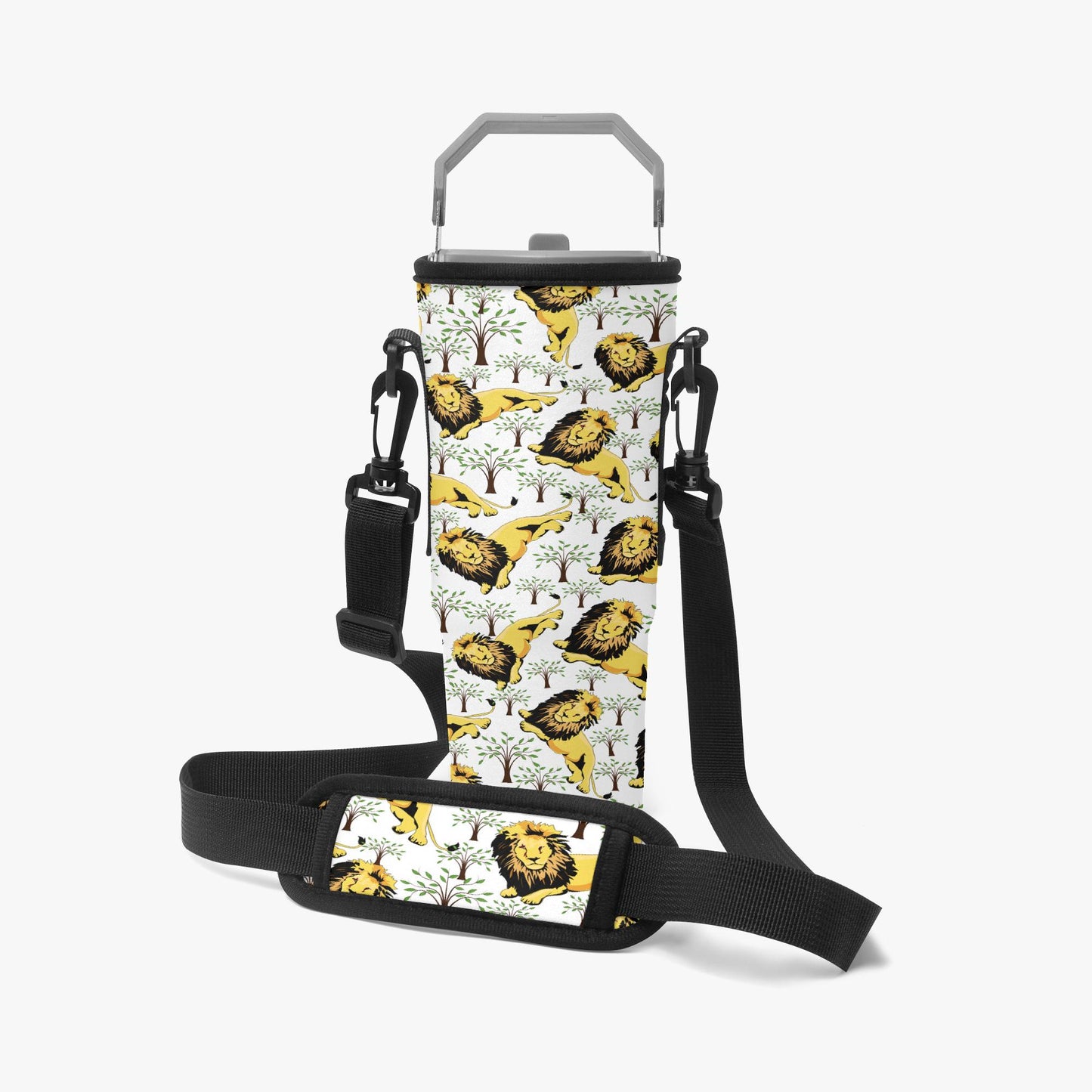 Chill Lion Tumbler Sleeve with Phone Holder