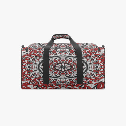 Flower Bloom In Red Duffel Bag