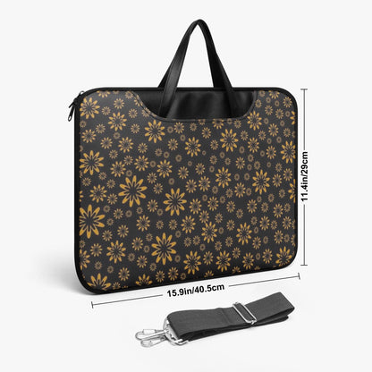 Flower Boomtelyah Laptop Sleeve with Handle - 14''