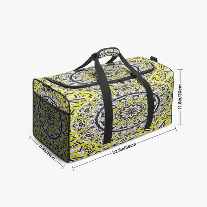 Flower Bloom In Yellow Duffel Bag