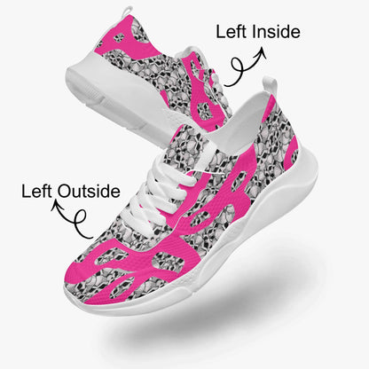 Skulls In Pink Women's Running Shoes