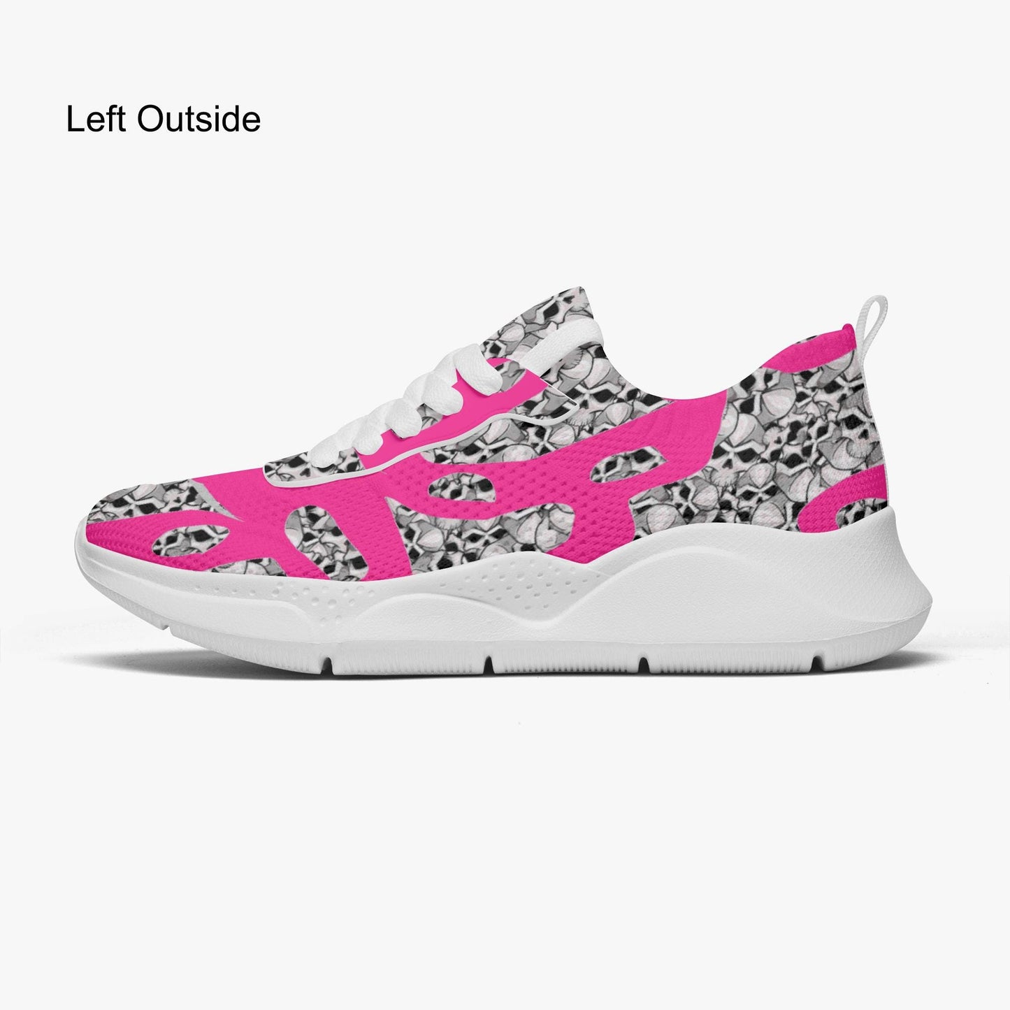 Skulls In Pink Women's Running Shoes