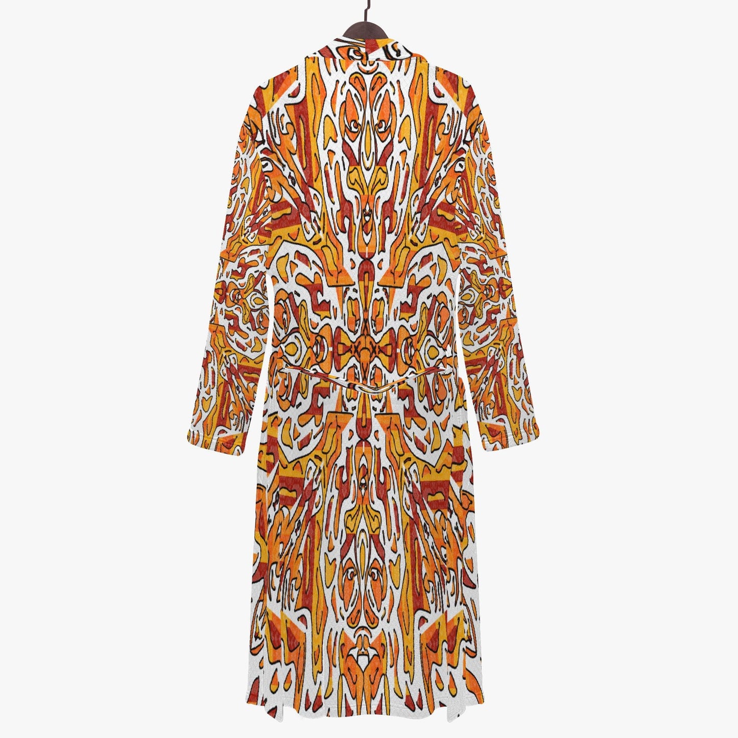 Heavenly Cross Men's Loose-fitting Bathrobe