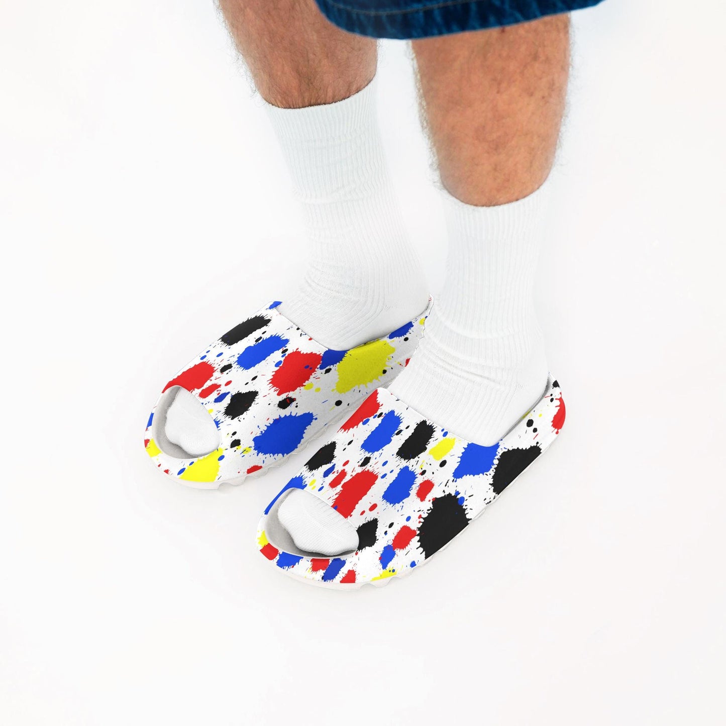 Paint Drip AOP Slides