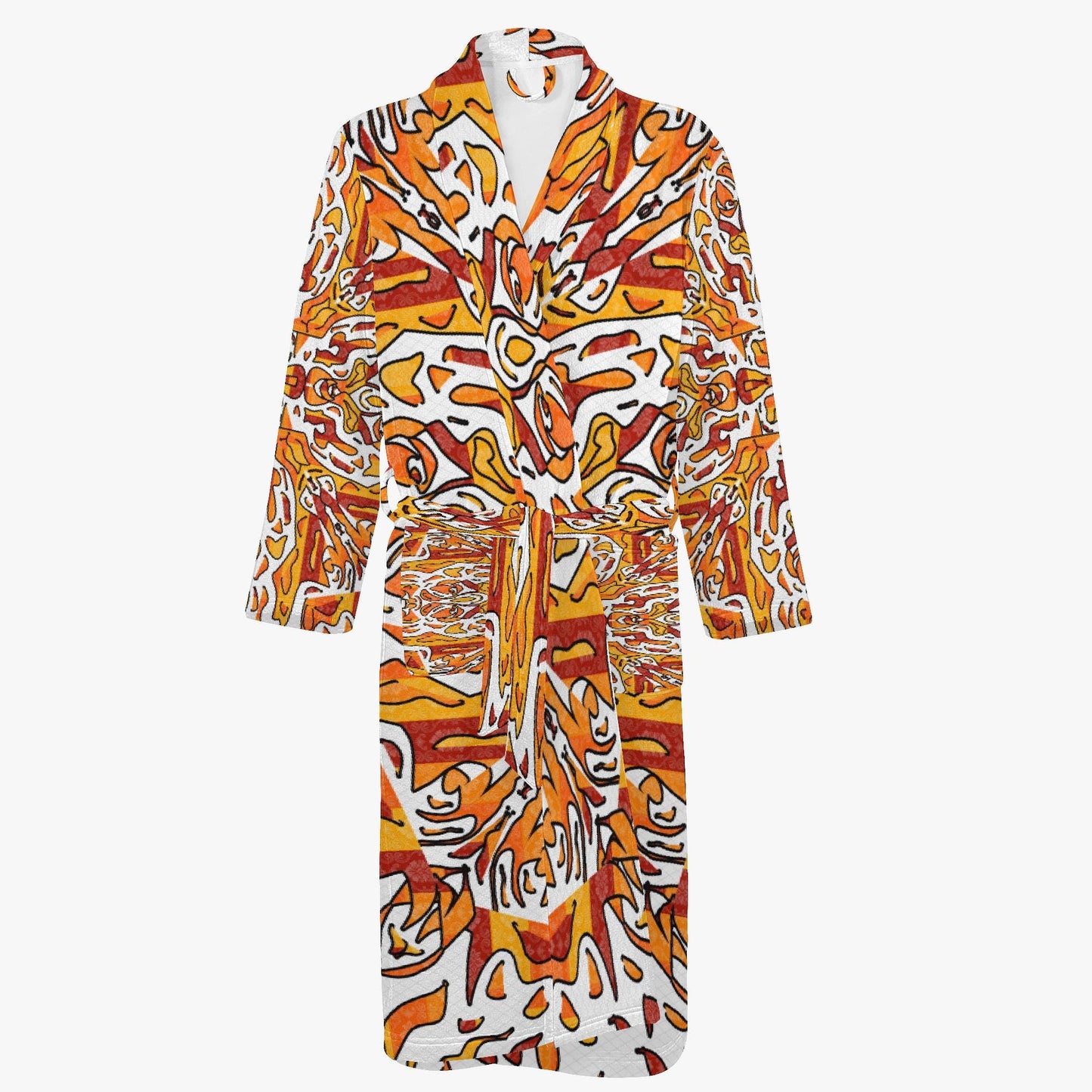 Heavenly Cross Men's Loose-fitting Bathrobe