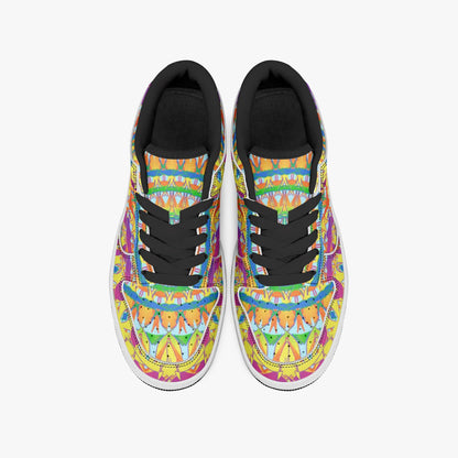 Heavenly Stylish Low-Top Leather Sneakers