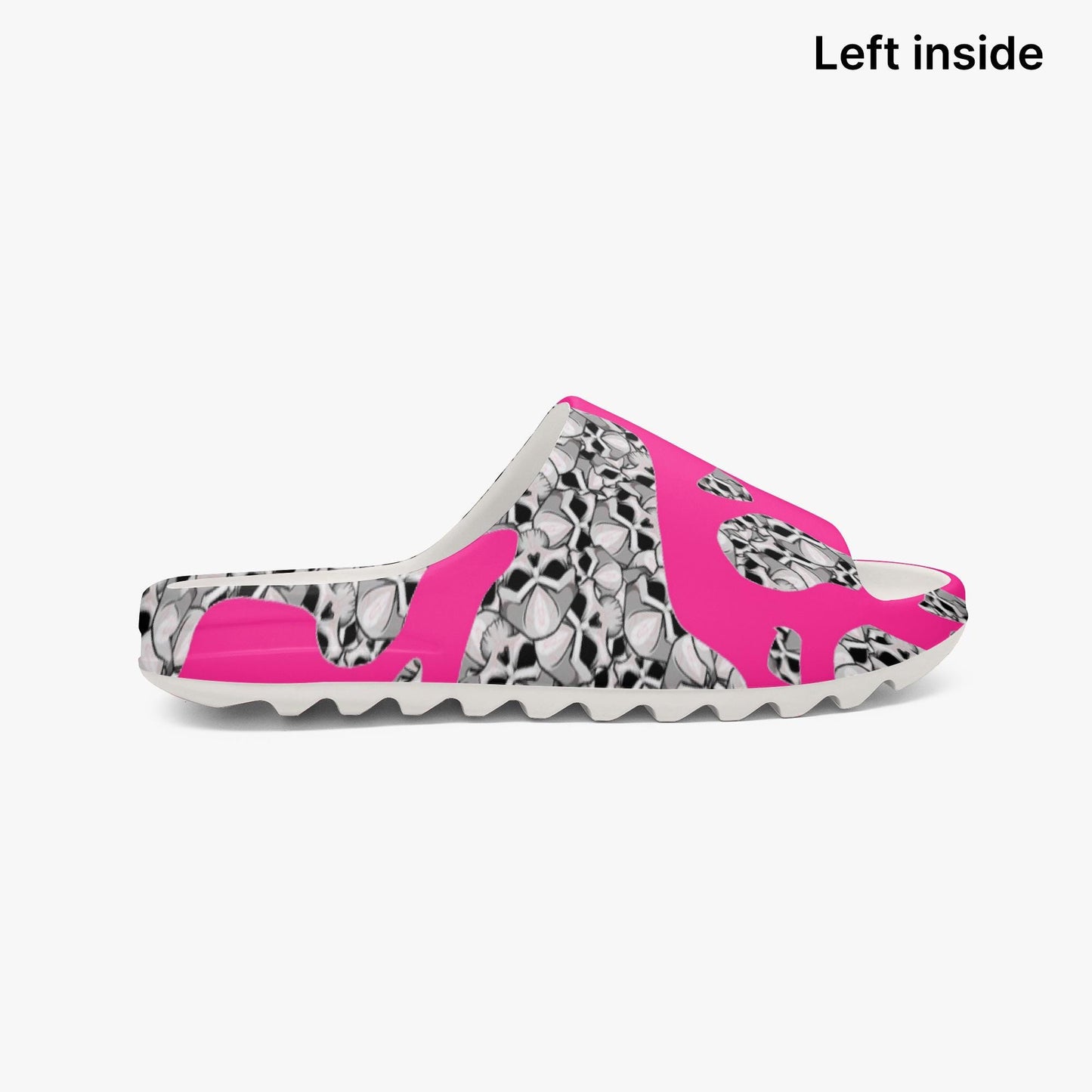 Skulls In Pink AOP Slides