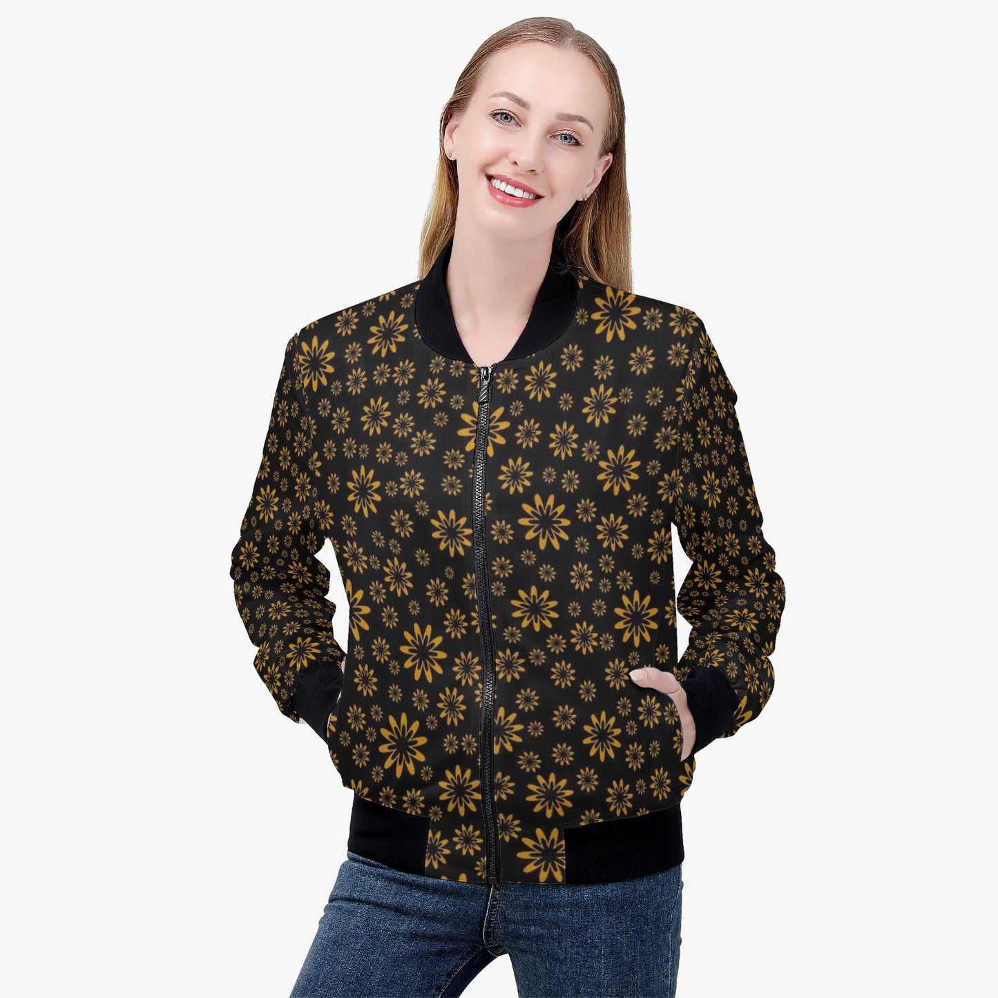Flower Boomtelyah Women's Bomber Jacket