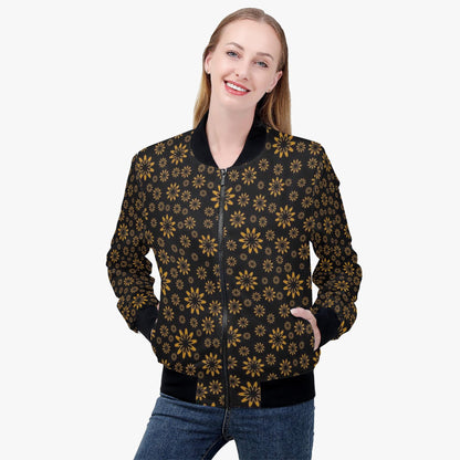 Flower Boomtelyah Women's Bomber Jacket