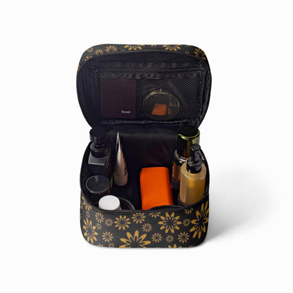 Flower Boomtelyah Travel Makeup Bag