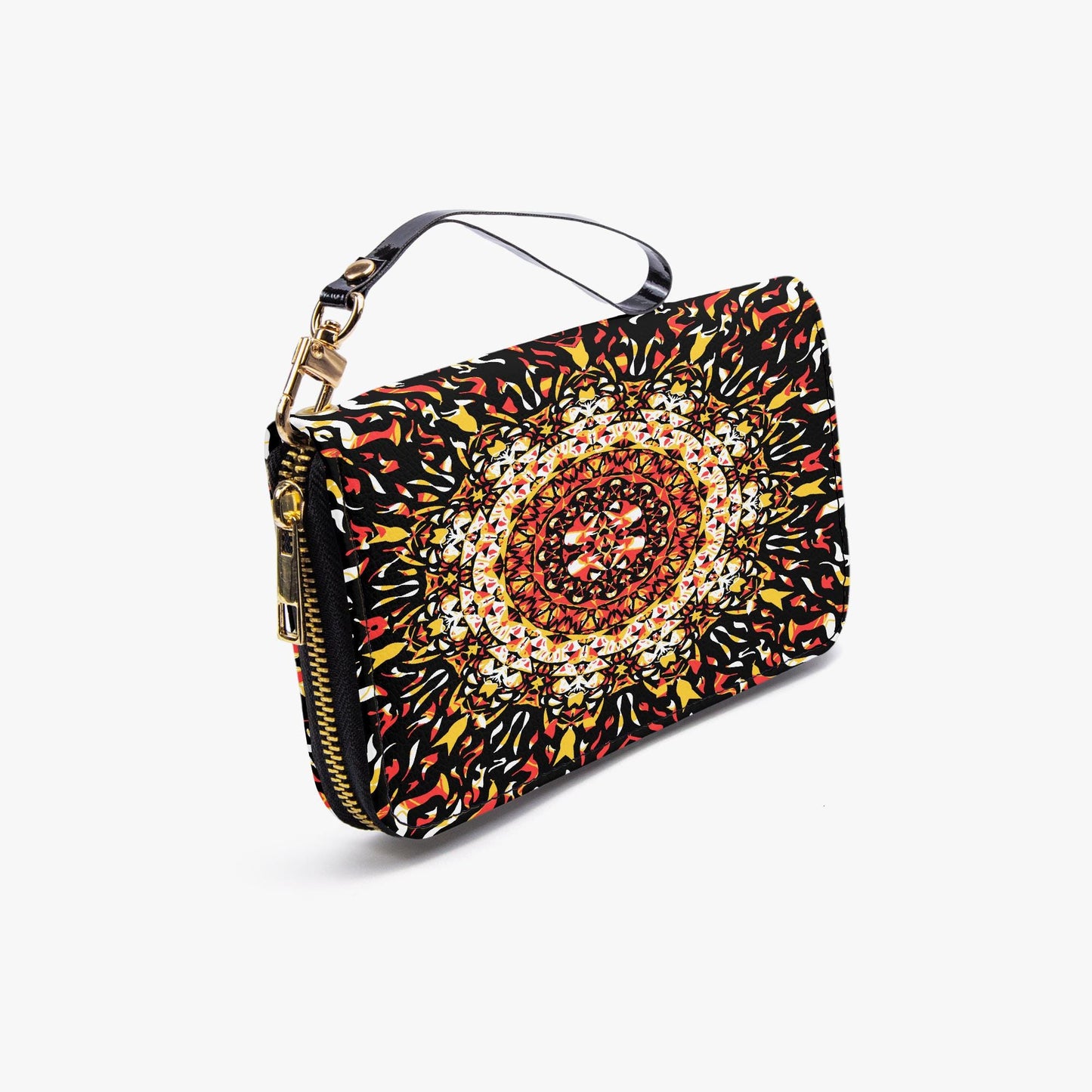 Grace Blossom Long Wallet with Wrist Strap