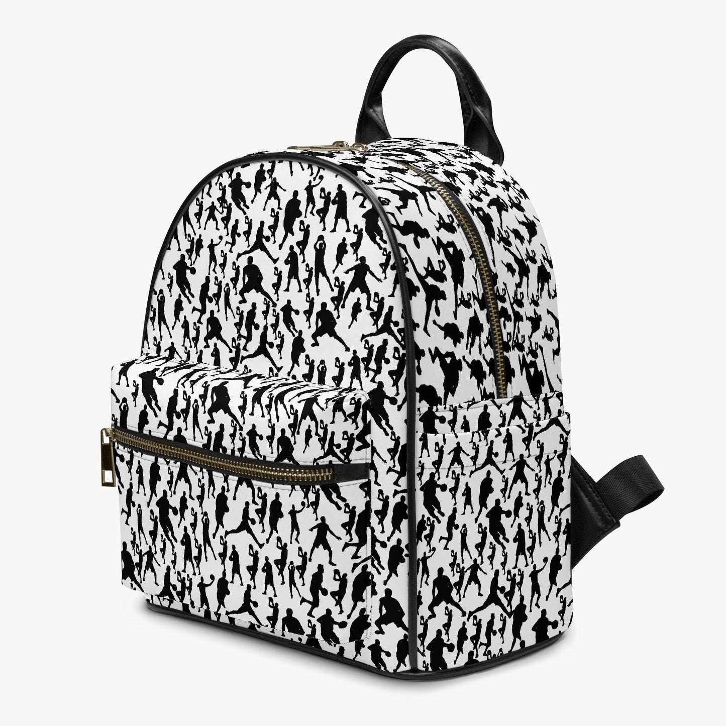 B-Ball Moves All Over Printed PU Backpack