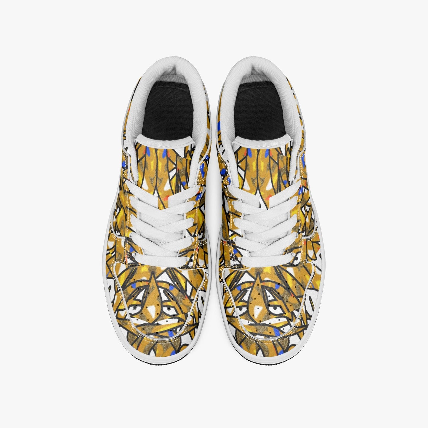 Light Seekers Dunk Stylish Low-Top Leather Sneakers